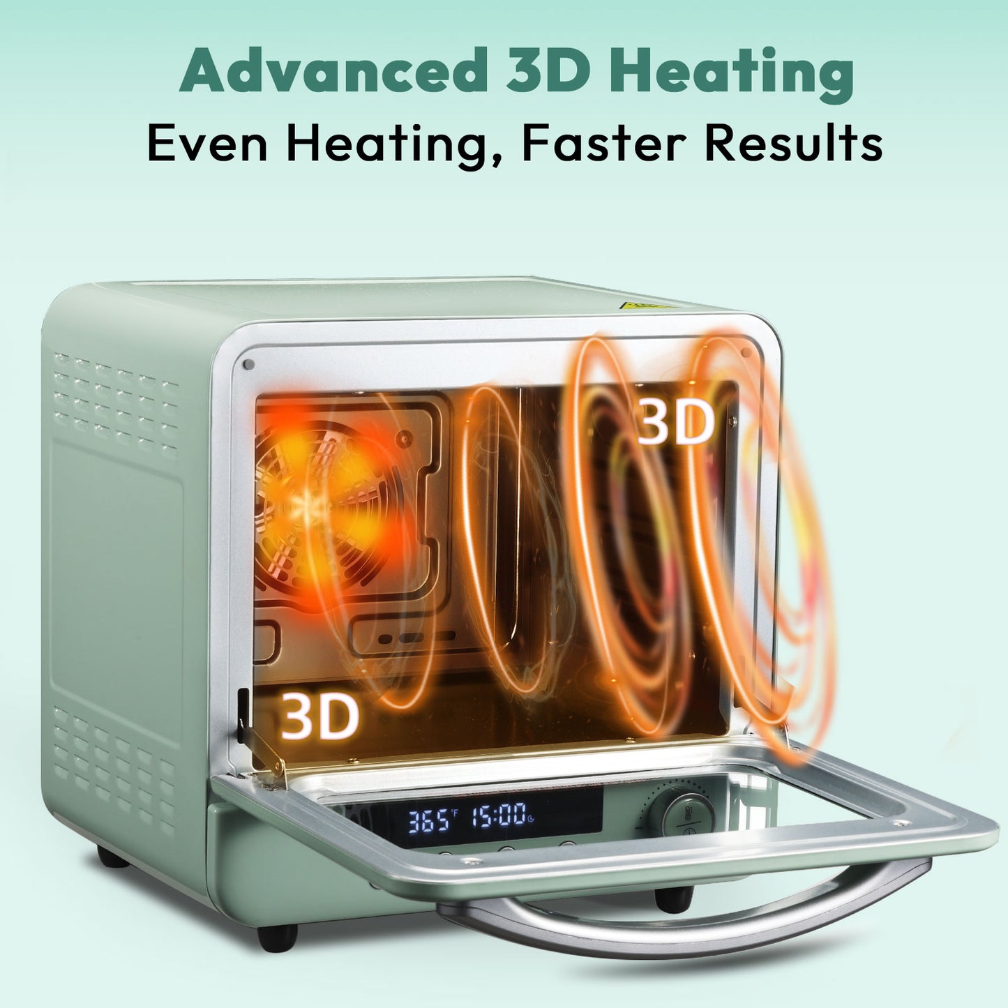 Sublimation Oven Machine, 20L, 110V, 1250W, Built-in 'Preheat-done' Alarm with a Countdown Button