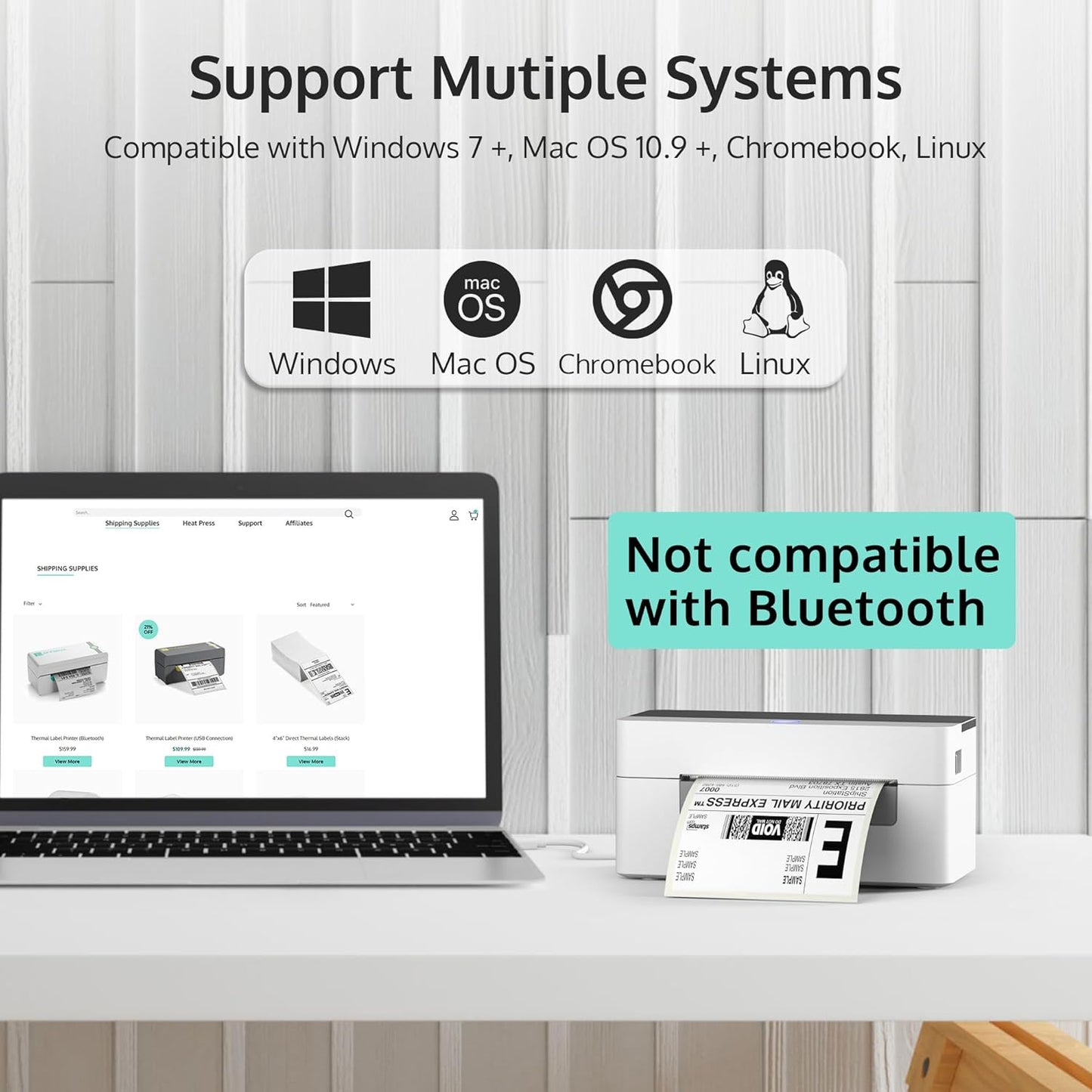 Support Multiple Systems/Not Compatible with Bluetooth