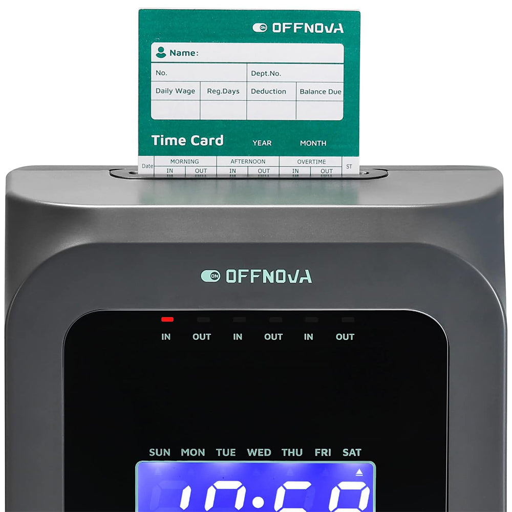 50 Sheets Double-Sided Monthly Thermal Time Card for Thermal Punch Time Clock