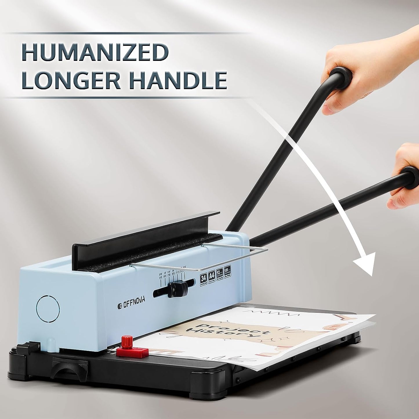 3:1 Wire Binding Machine for Letter Size/A4/A5 Paper