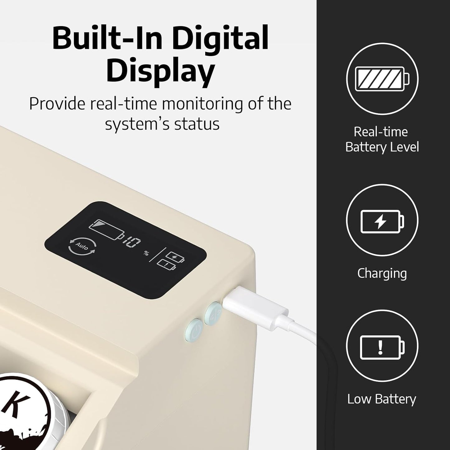 OFFNOVA DTF CISS with white Ink circulation for Epson ET-8550 - Bulit-in Digital Display