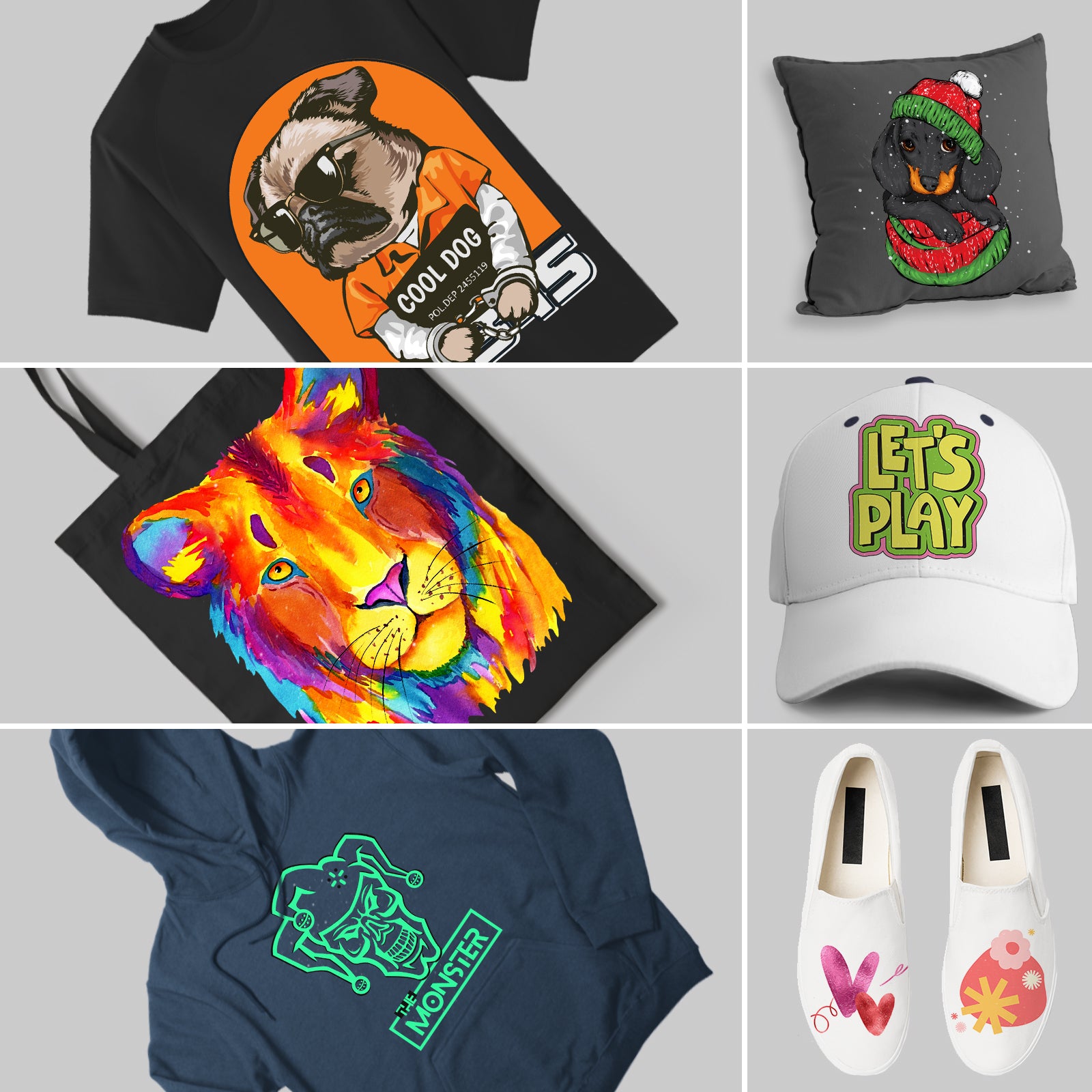 Some Clothes with DTF Printing