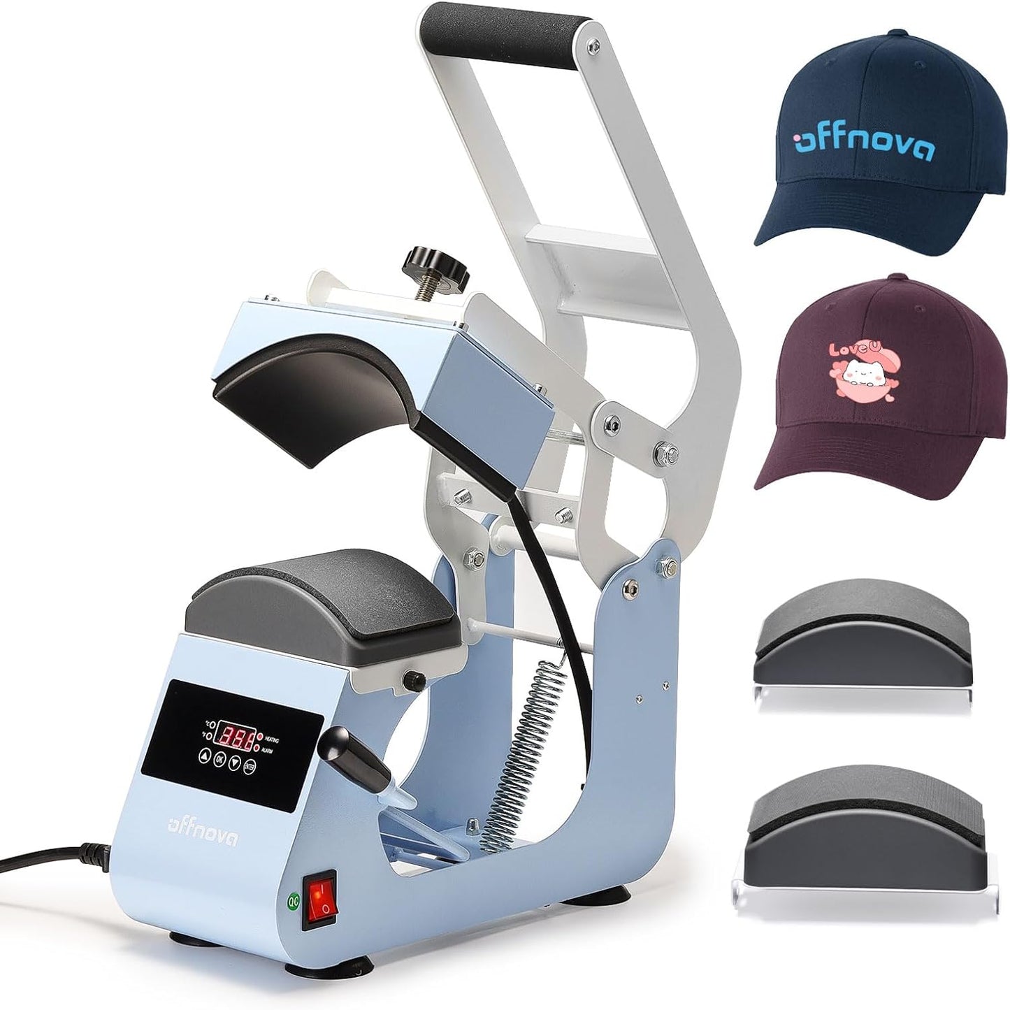 DTF Heat Press Machine for Caps with Automatic Launcher