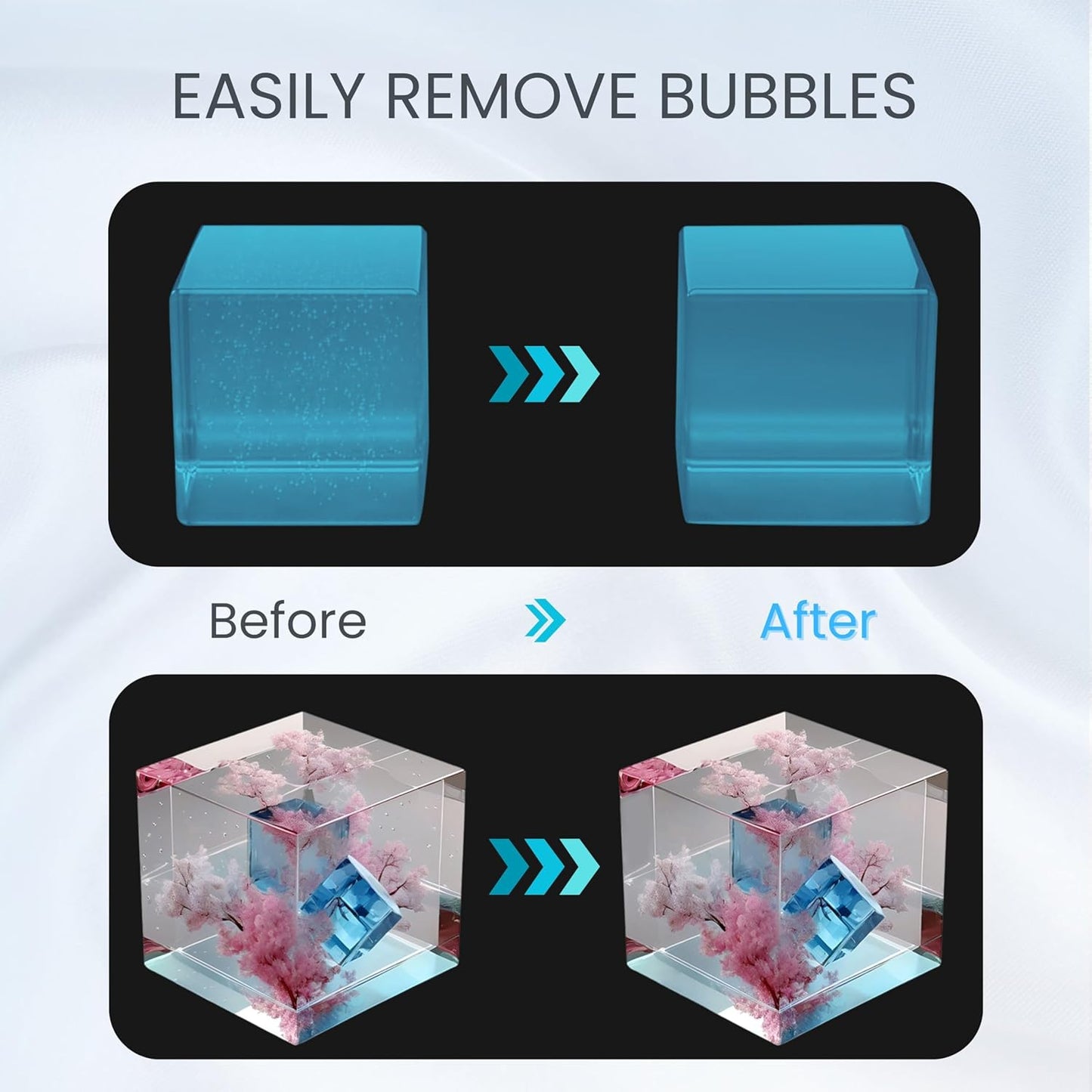 Resin Bubble Remover for Epoxy Resin Molds Casting