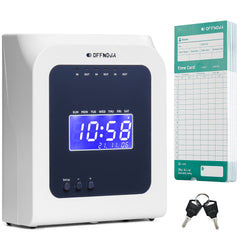 Thermal Punch Time Clock Upgraded Version (50 Time Cards Included)