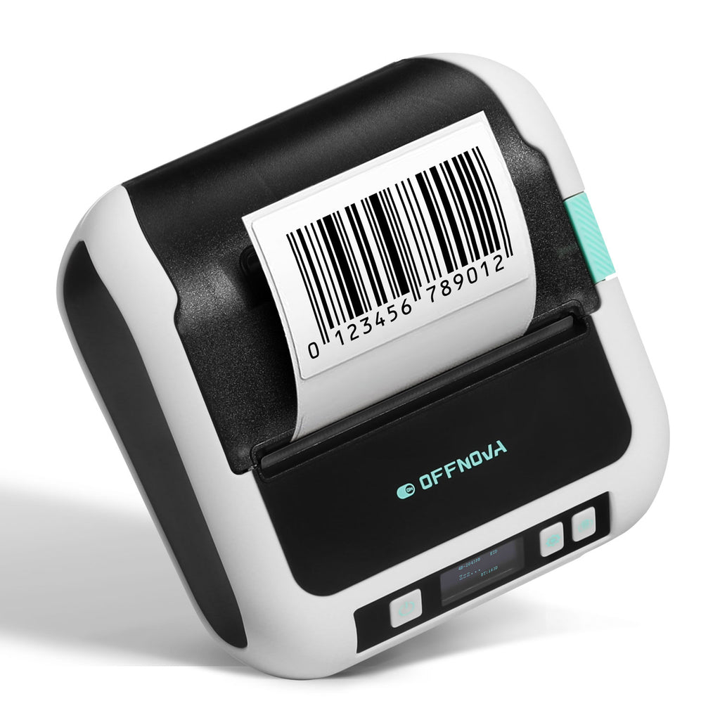 OFFNOVA Label Maker 3 Inch Bluetooth Sticker Printer, for Barcode