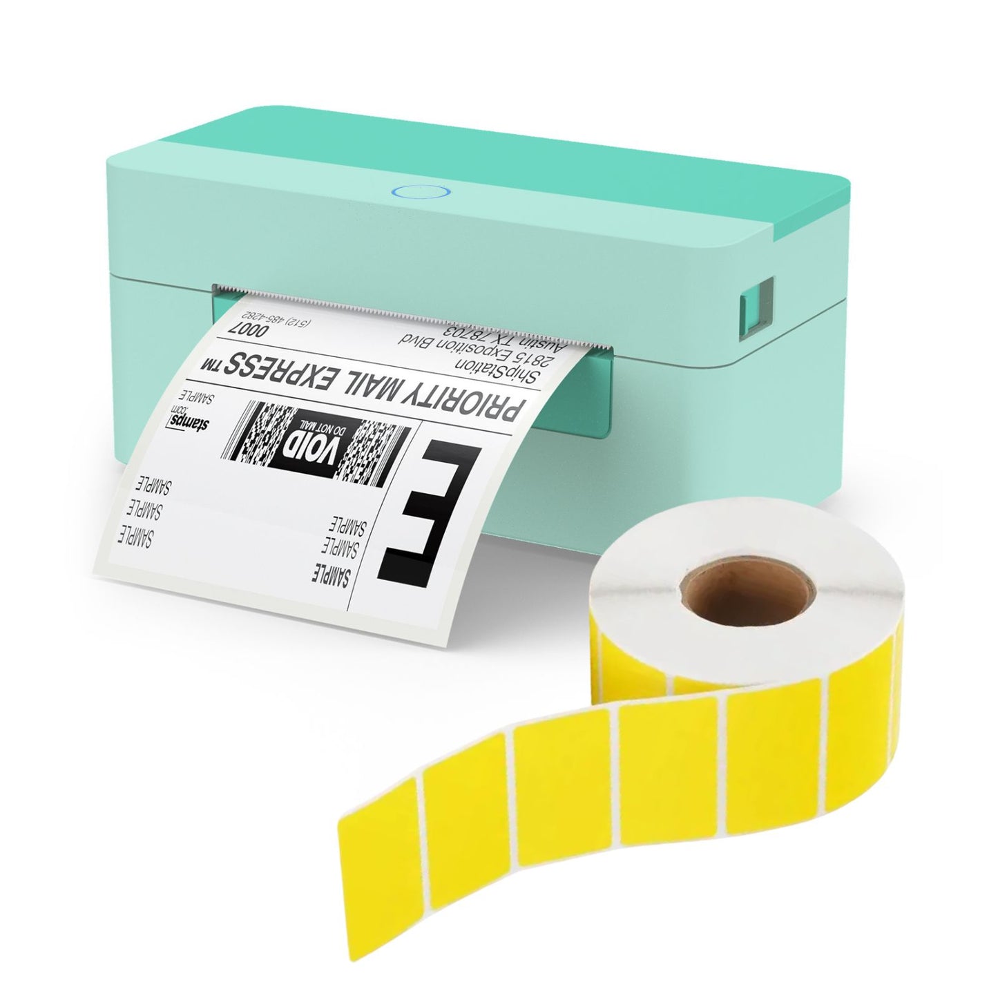 Shipping Label Printing Set - 4"x 6" Label Printer 4B-2054N + 2.25" x 1.25" Direct Thermal Label/Sticker