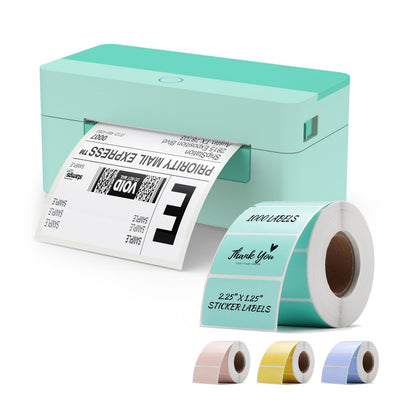 Shipping Label Printing Set - 4"x 6" Label Printer 4B-2054N + 2.25" x 1.25" Direct Thermal Label/Sticker