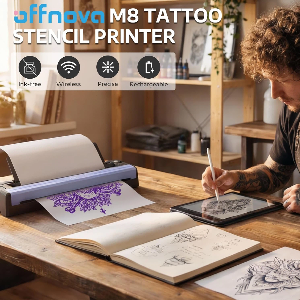 Thermal Tattoo Stencil Printer - M8 – OFFNOVA Thermal Tattoo Stencil Printer - M8 – OFFNOVA