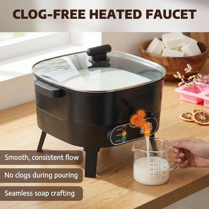 OFFNOVA Soap Melter Machine, 6L Black
