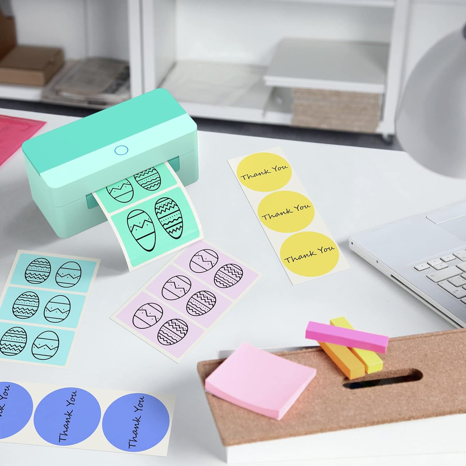 Printing colored Thermal Label stickers