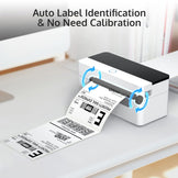 OFFNOVA 4x6 Auto-calibration Thermal Label Printer for Small Business ...