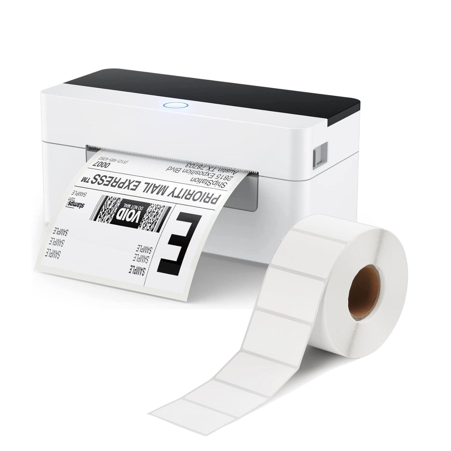 Shipping Label Printing Set - 4"x 6" Label Printer 4B-2054N + 2.25" x 1.25" Direct Thermal Label/Sticker