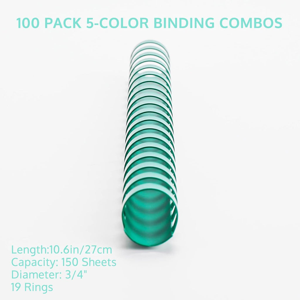 19-Ring Binding Combs (100 Pack)