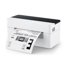 Auto-calibration Thermal Label Printer (4B-2054N, white) - Open Box