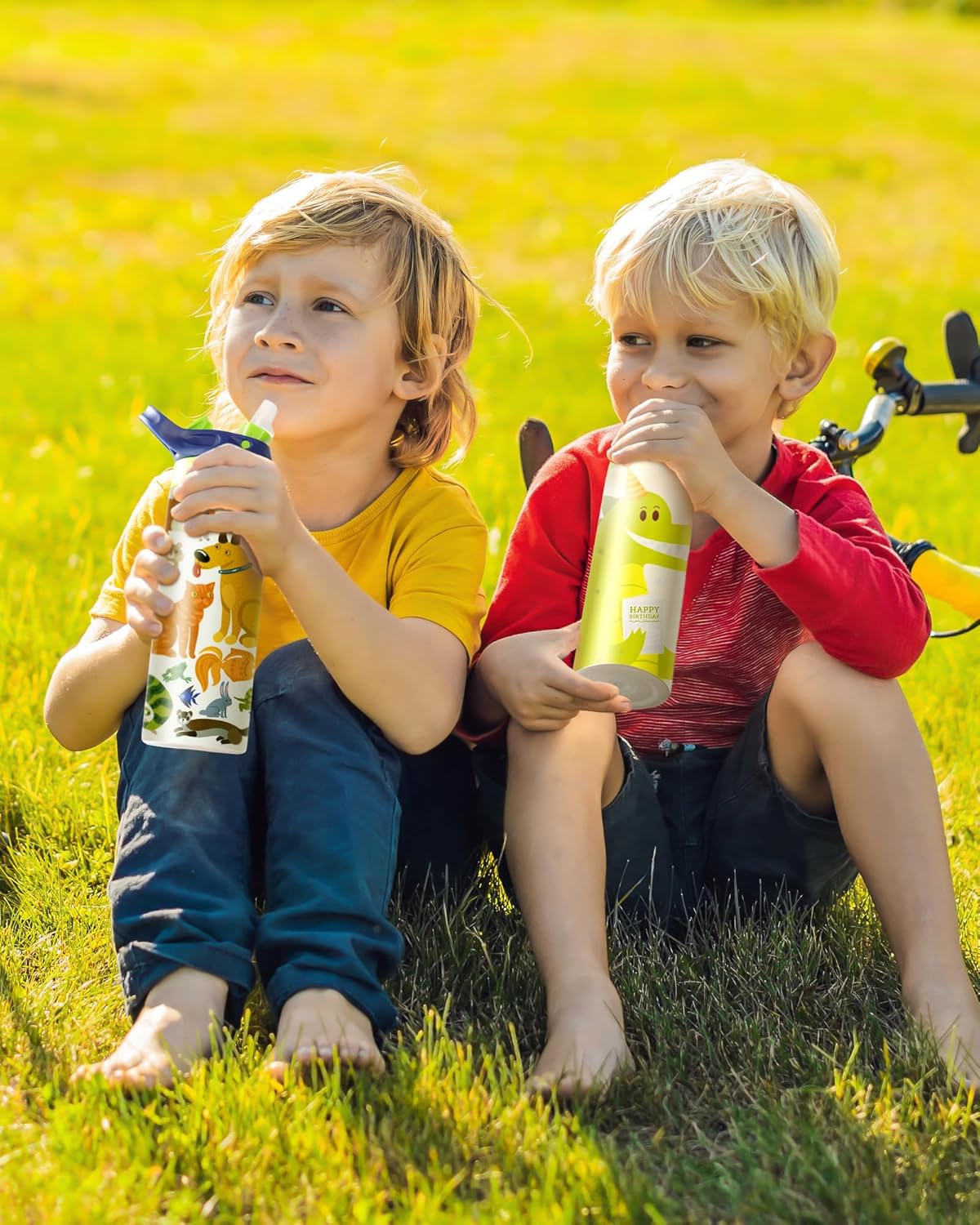 16oz Sublimation Blank Kids Water Bottle with Handle