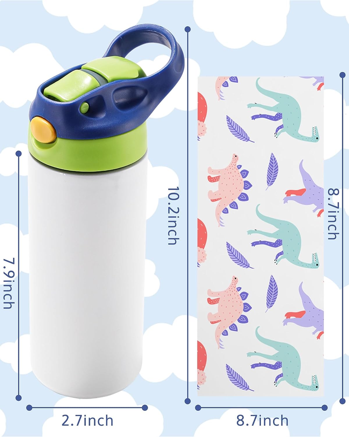 Sublimation Blank Kids Water Bottle (20oz)