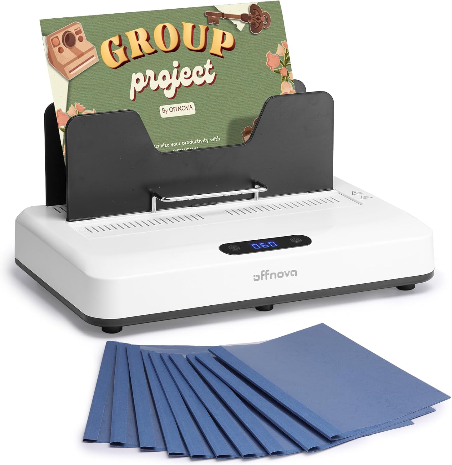 Hot Melt Adhesive Binding Machine with 20 pcs Cover