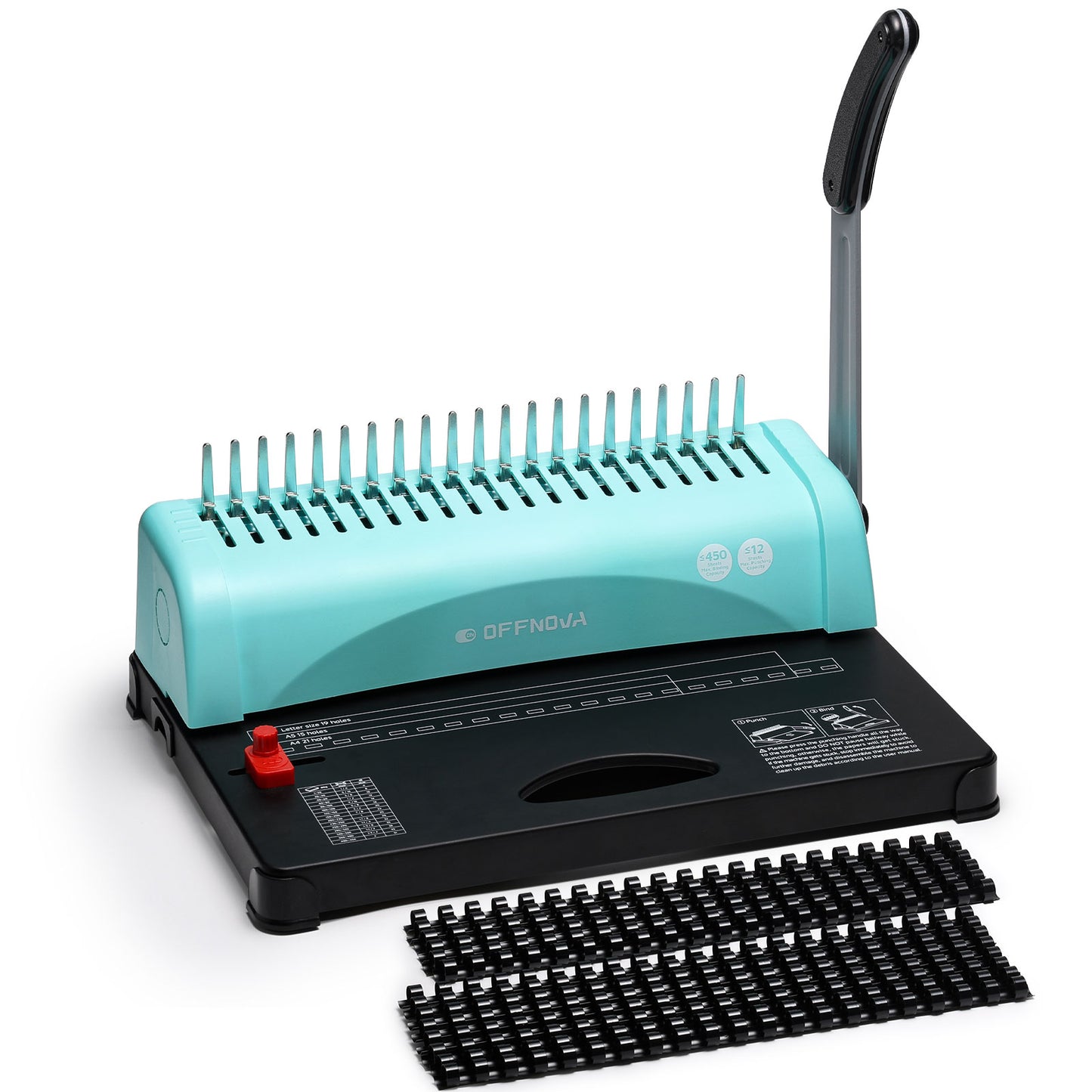 21-Holes Comb Binding Machine