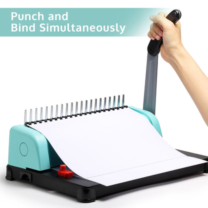 21-Holes Comb Binding Machine