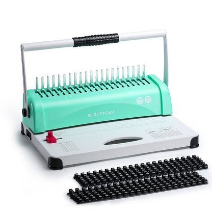 21-Holes Comb Binding Machine, Double-handle