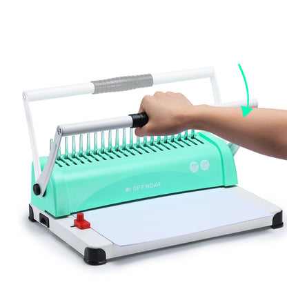 21-Holes Comb Binding Machine, Double-handle