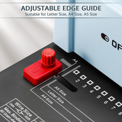 ADJUSTABLE EDGE GUIDE - Suitable for Letter Size, A4 Size, A5 Size