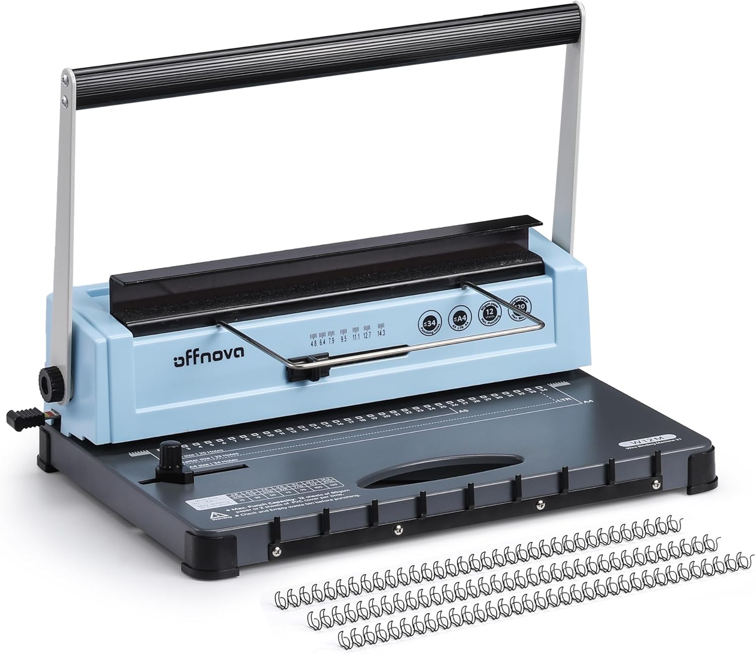 34-Holes Wire Binding Machine for Letter Size/A4/A5