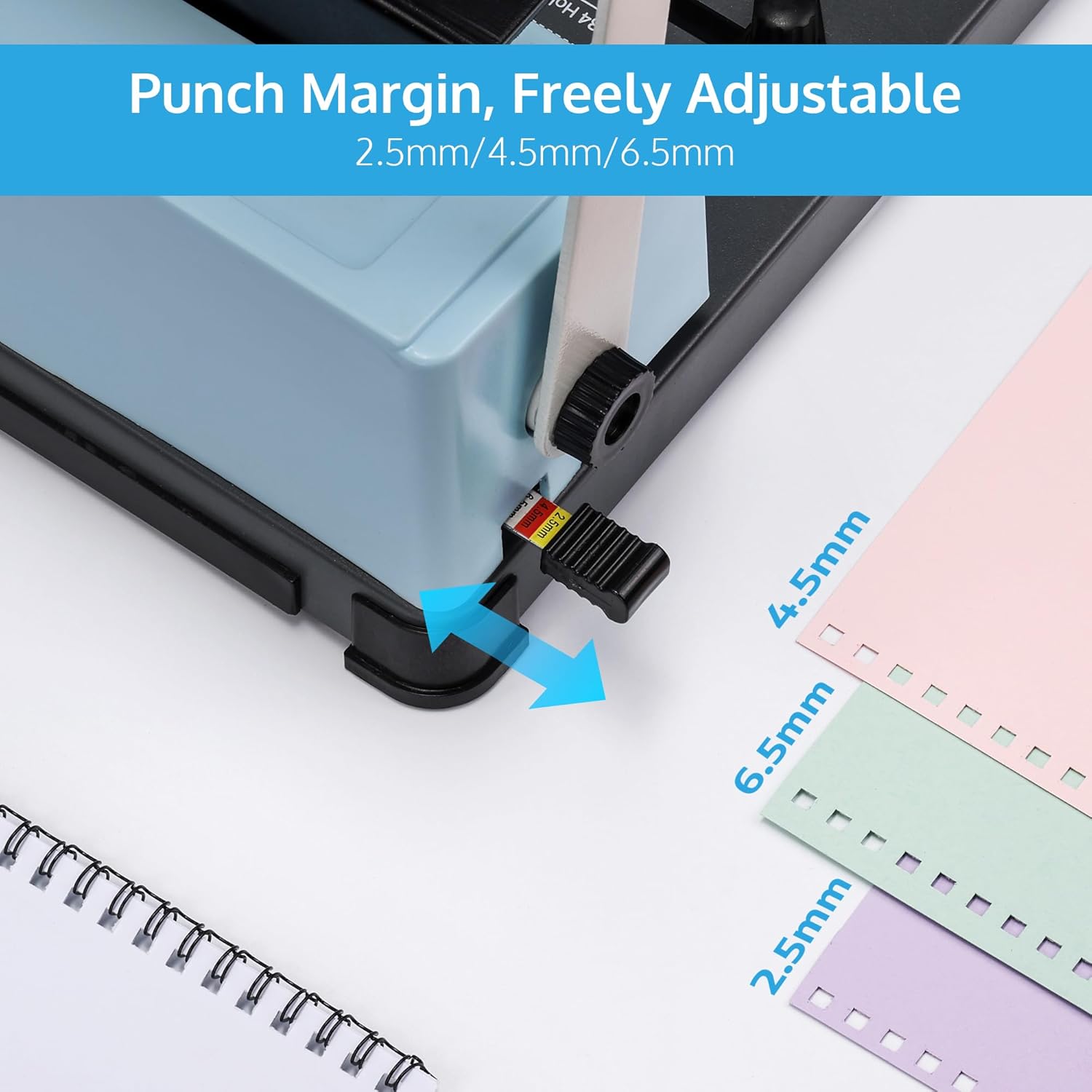 34-Holes Wire Binding Machine for Letter Size/A4/A5