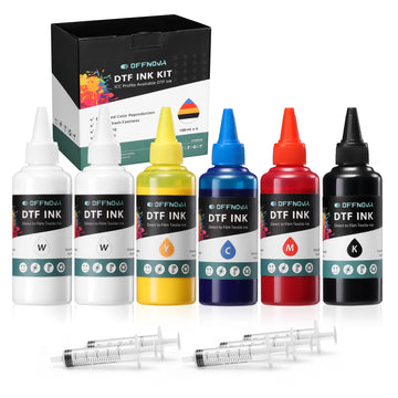 DTF Pigment Ink Kit CMYK+White 100ml