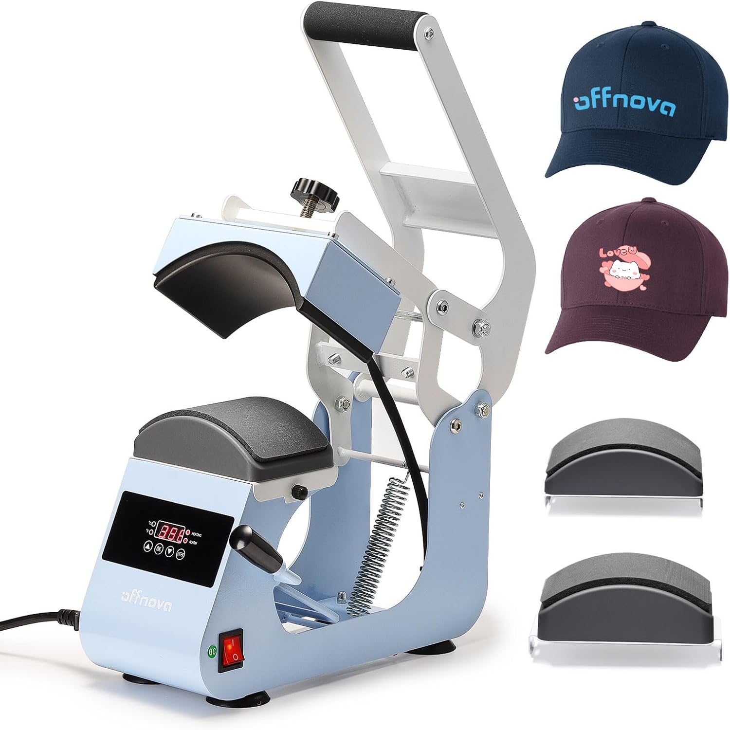 Hat Heat Press Machine with Auto Countdown