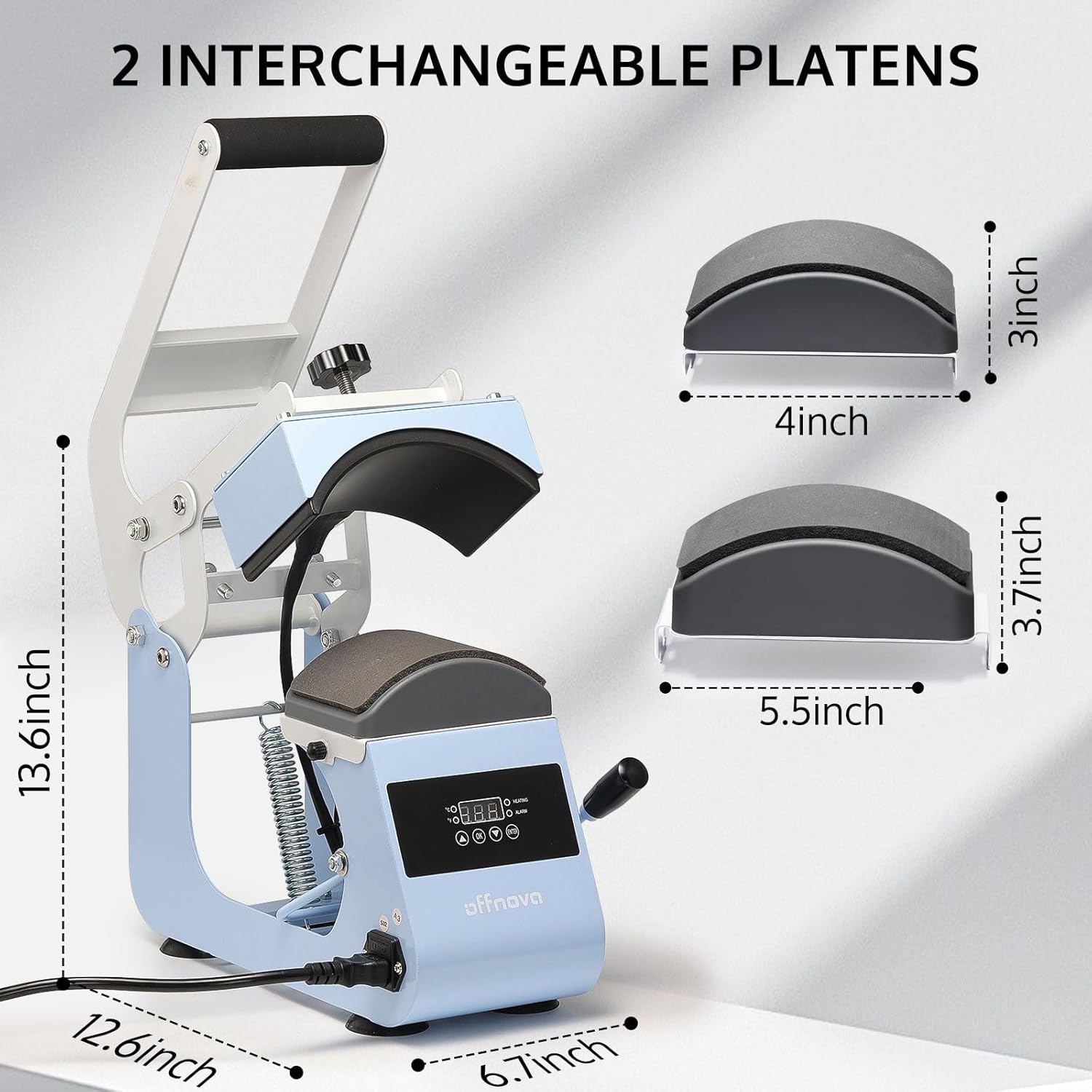 Hat Heat Press Machine with Auto Countdown