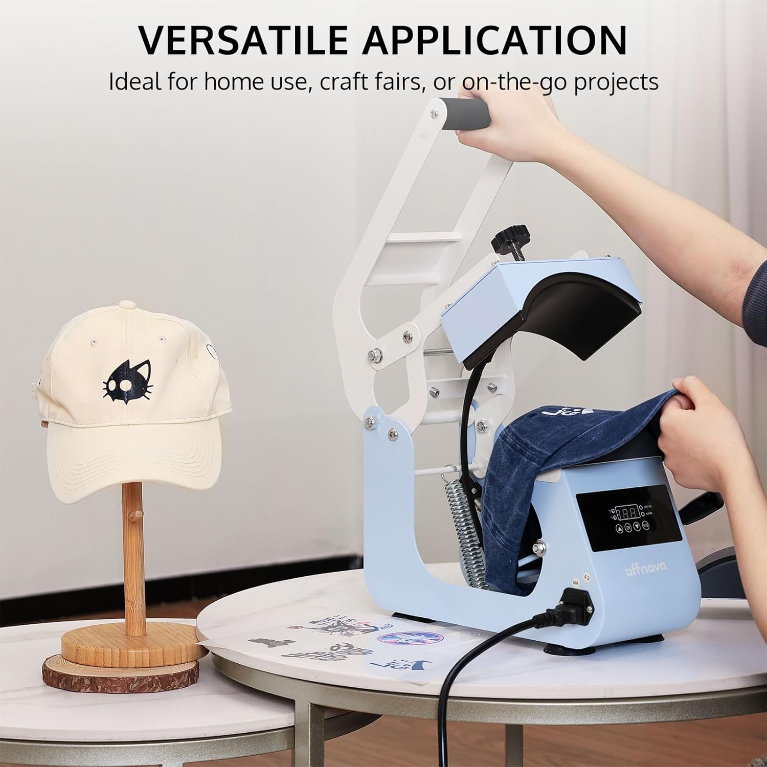 Hat Heat Press Machine with Auto Countdown