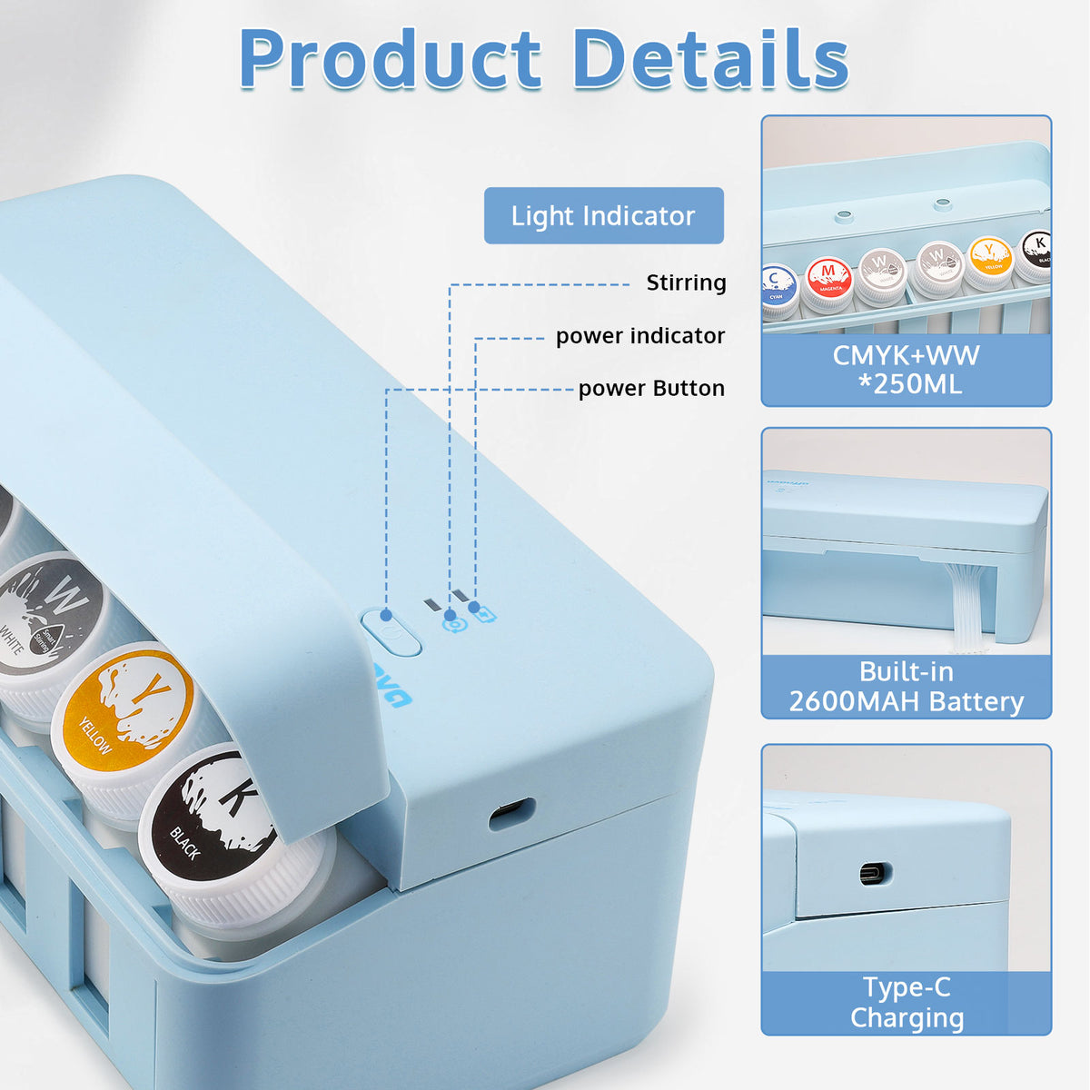 OFFNOVA DTF CISS with White Ink Circulation System - Refillable Ink ...