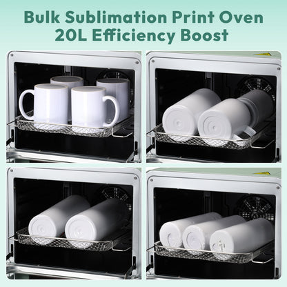Bulk Sublimation Print Oven - 20L Efficiency Boost