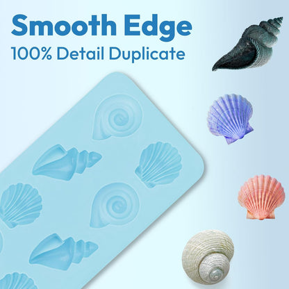 Silicone mold has the smooth edge, ensuring 100% detail duplicate