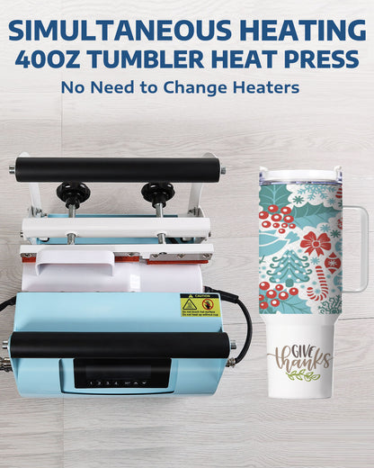 Heat Press Machine for stanley shaped 40 oz Sublimation Tumbler