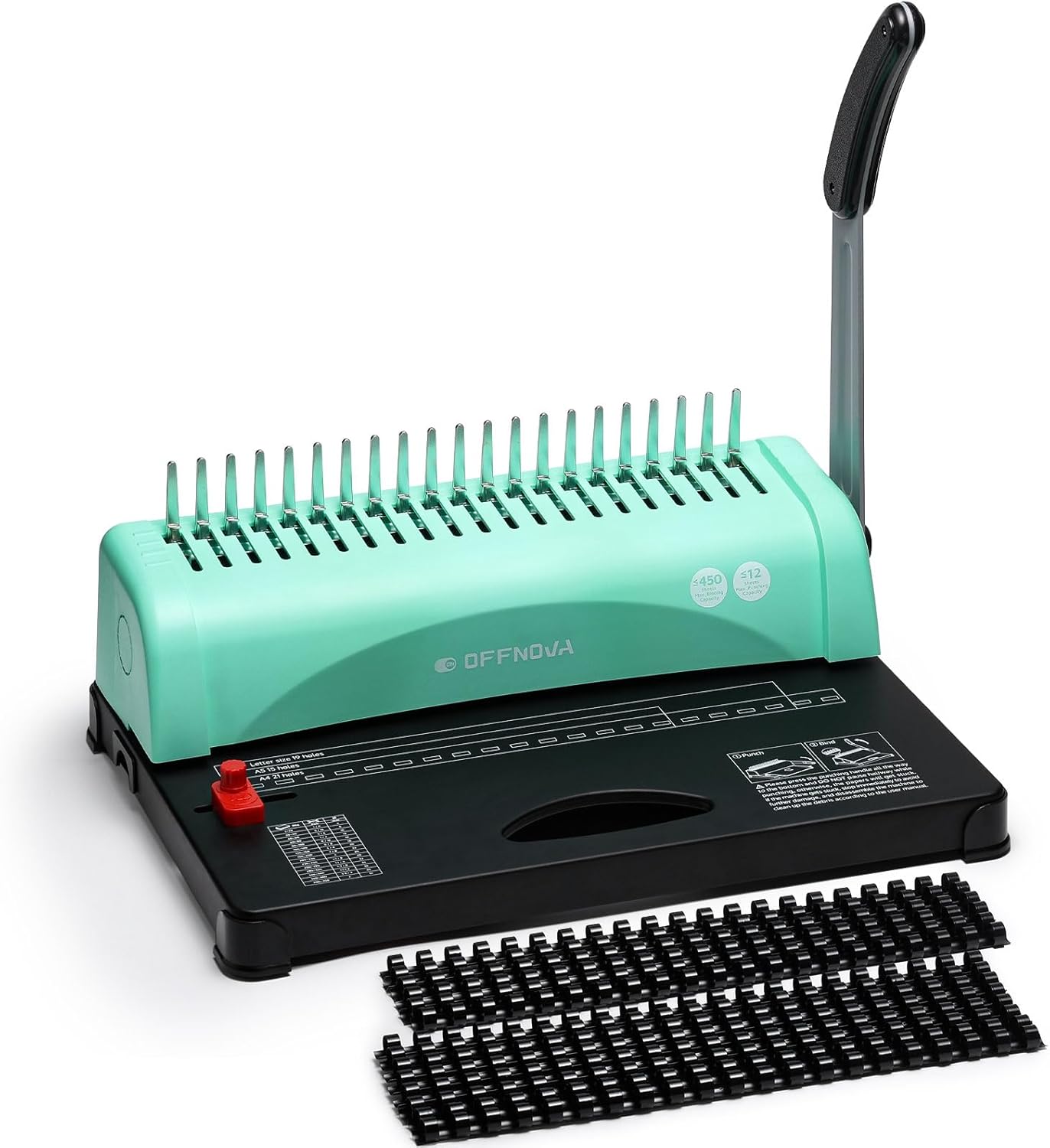 21-Holes Comb Binding Machine