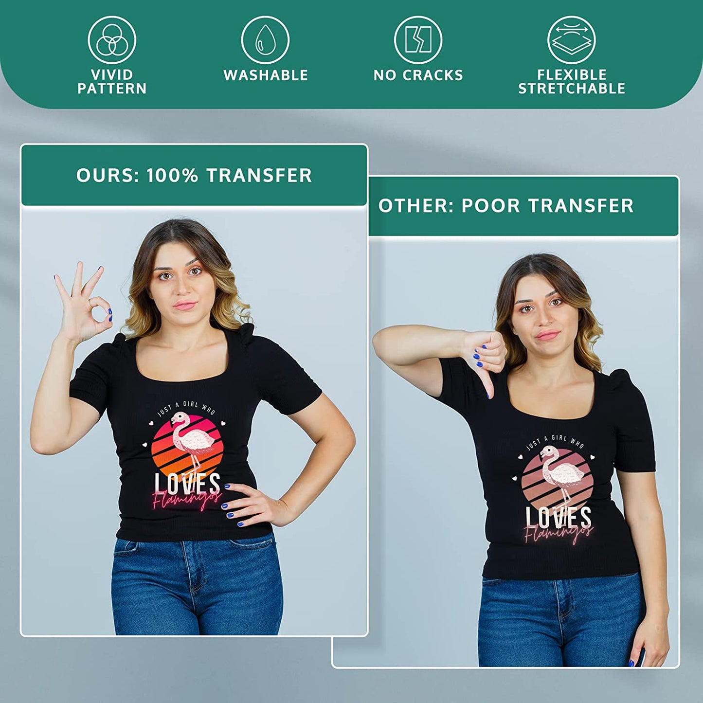 OFFNOVA DTF Films Ensure 100% Transfer