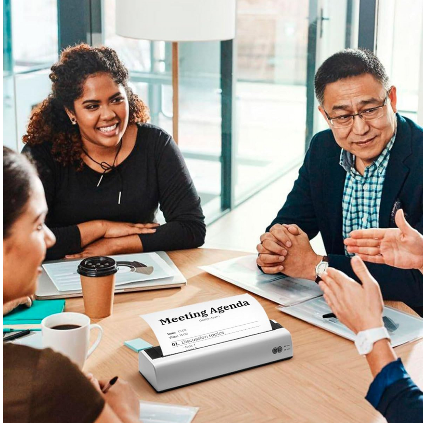 OFFNOVA portable inkless printer is suitable to use anywhere.