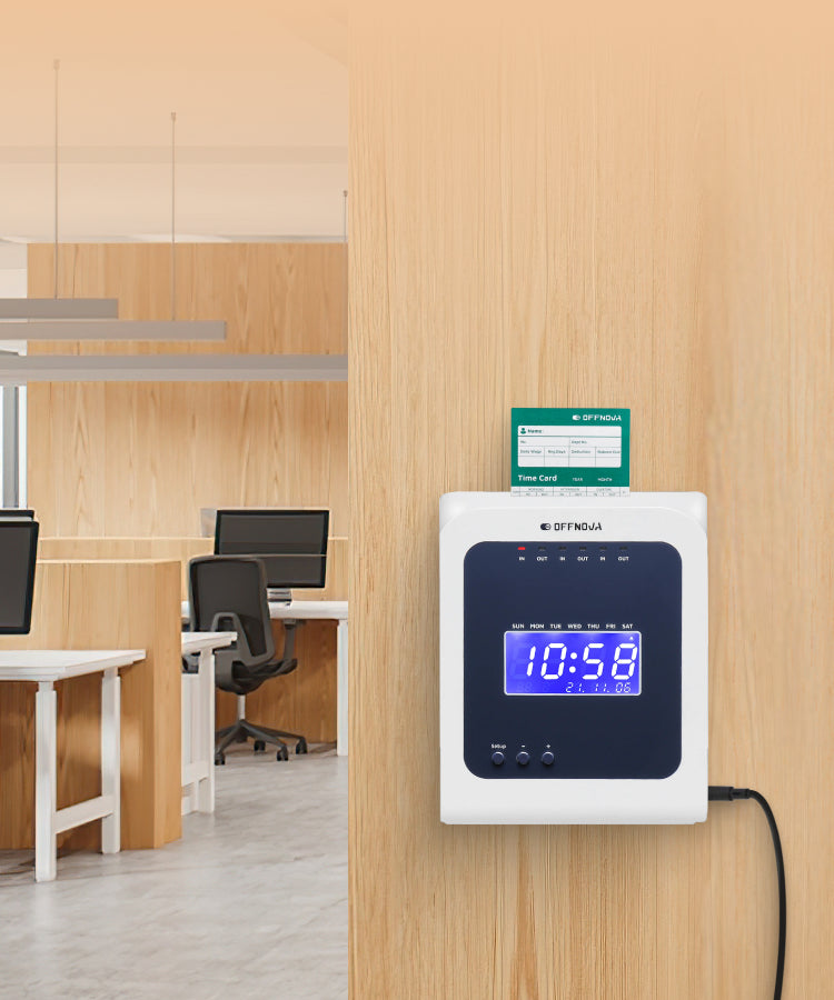 OFFNOVA Thermal Punch Time Clock