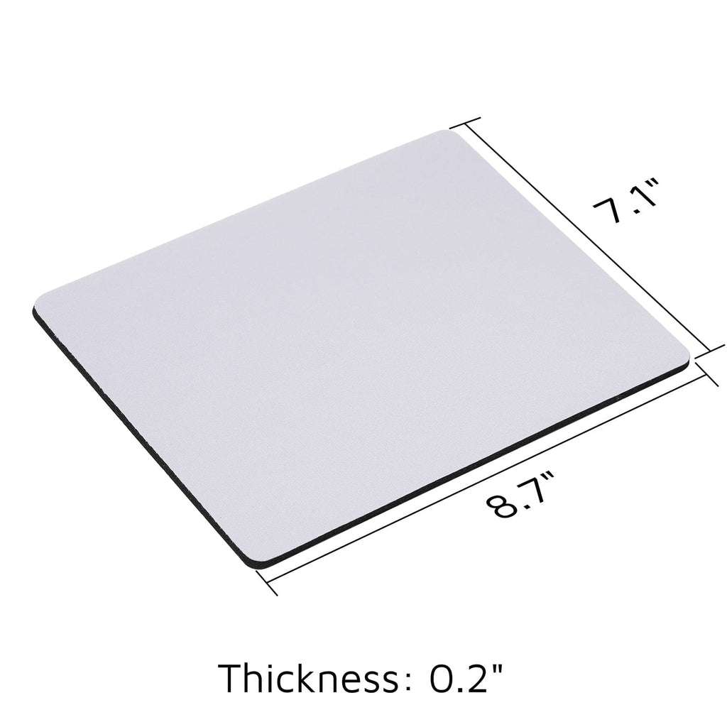 50Pcs Blank Sublimation Mouse Pad 10.2 x 8.3 for Heat Press Transfer  Printing
