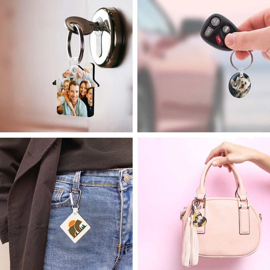 Sublimation Blank Key Chain (6 Styles)