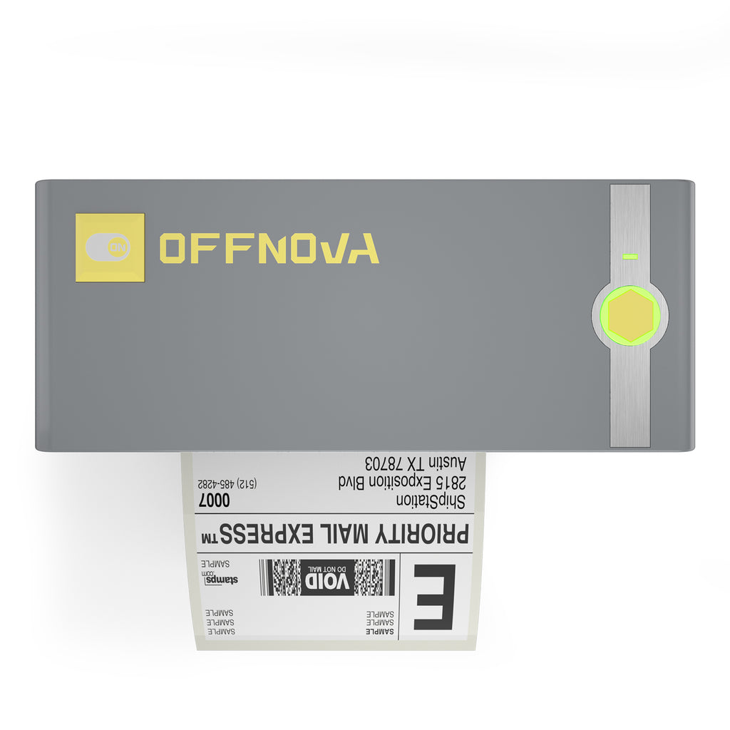 OFFNOVA 4 x 6 Shipping Label Printer, 200 mm Very High Speed Thermal  Printer, Commercial Grade 