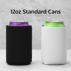 Black & White Can Cooler Sleeve (24 Pack)