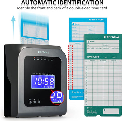 Thermal Punch Time Clock (50 Time Cards Included)