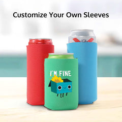 Sublimation Blank Can Cooler Sleeve (120 Pack)