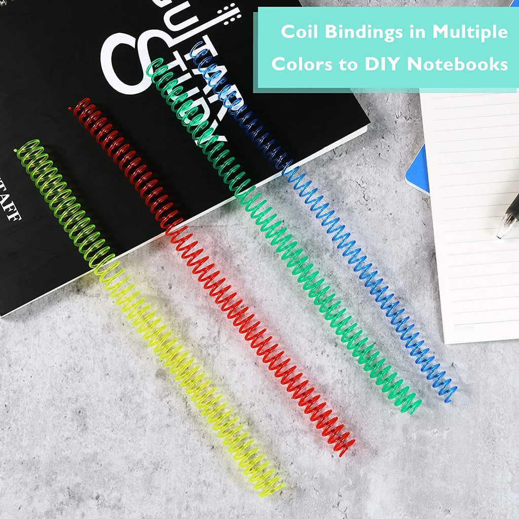 48-Ring Spiral Binding Coils (100 Pack)