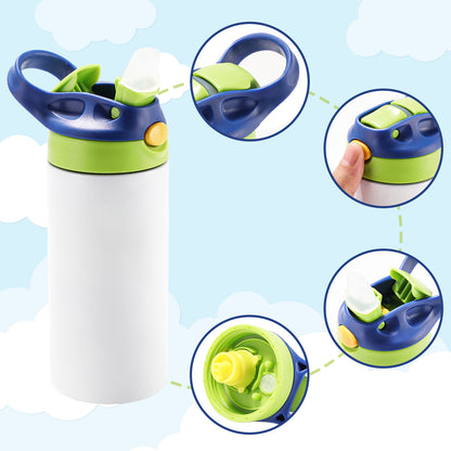 How to use the blue lid of offnova sublimation blank water bottles