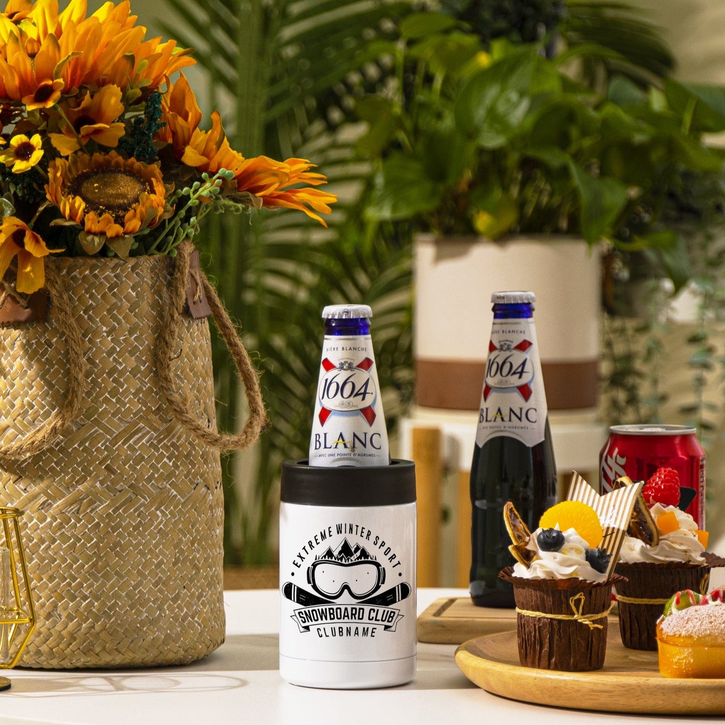 Used as a beer bottle